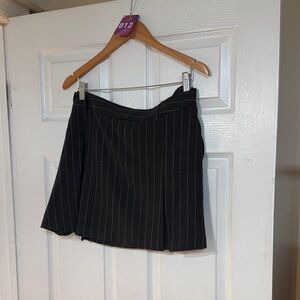 12 Black Pinstripe Women's Skirt